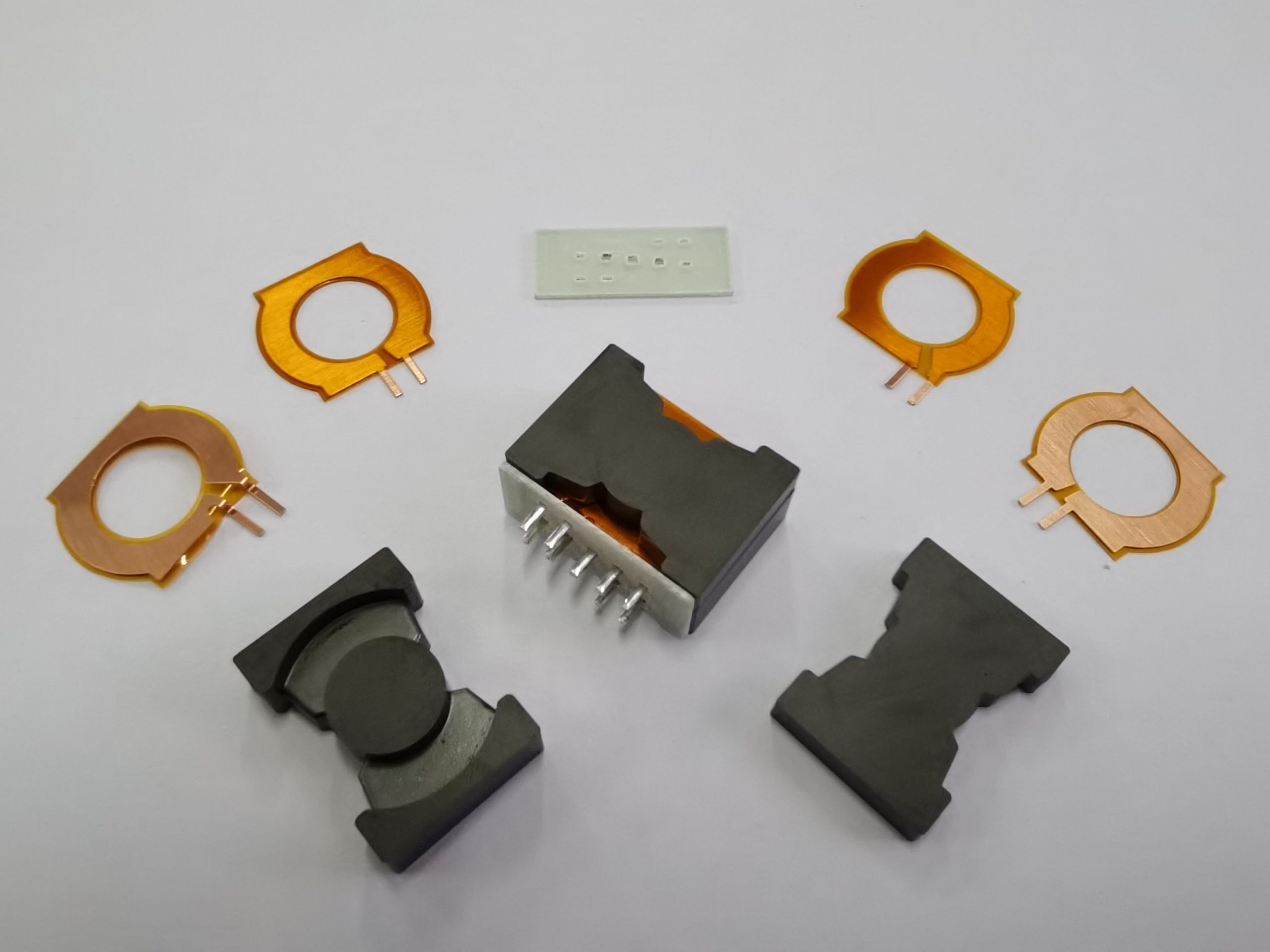Transformer using taped copper foil